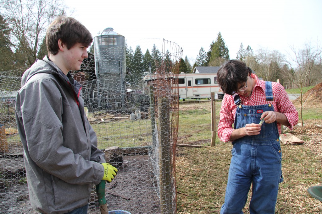 Chris talks to James about soil health.